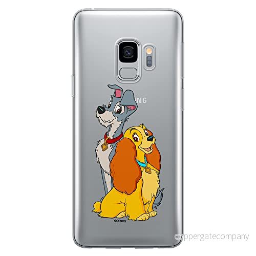 ERT GROUP mobiltelefonfodral för Samsung S9 originalt och officiellt licensierat Disney mönster Lady and the Tramp 003 optimalt anpassad till formen på mobiltelefonen, gedeeltelijk transparant 5905131150059