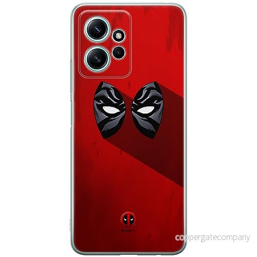 ERT GROUP mobiltelefonfodral för Xiaomi REDMI NOTE 12 4G originalt och officiellt licensierat Marvel mönster Deadpool 007 anpassad till formen på mobiltelefonen, fodral tillverkad av TPU plast 5905511938215