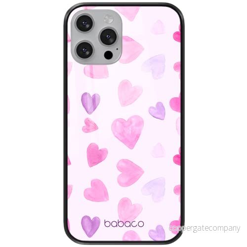 ERT GROUP mobiltelefonfodral för Apple Iphone 6 PLUS originalt och officiellt licensierat Babaco mönster Hearts 005 tillverkad av härdat glas, optimalt anpassat till mobilens form, skyddsfodral 5904805040849