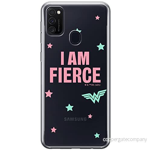 ERT GROUP mobiltelefonfodral för Samsung M21 originalt och officiellt licensierat DC mönster Wonder Woman 026 optimalt anpassad till formen på mobiltelefonen, gedeeltelijk transparant 5903932940015