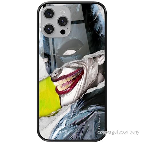 ERT GROUP mobiltelefonfodral för Apple Iphone 13 PRO originalt och officiellt licensierat DC mönster Joker 012 tillverkad av härdat glas, skyddsfodral 5905131560513