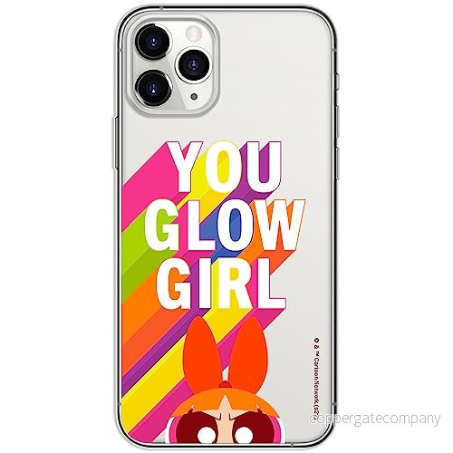 ERT GROUP mobiltelefonfodral för Iphone 11 PRO originalt och officiellt licensierat The Powerpuff Girls mönster 042 anpassad till formen på mobiltelefonen, gedeeltelijk transparant 5905511984731