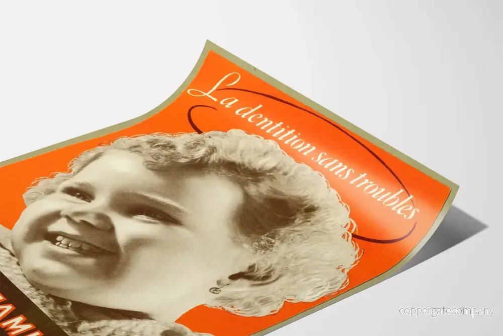 Vintageposter Ultravitamine 4 för Tandhälsa - Bild 3