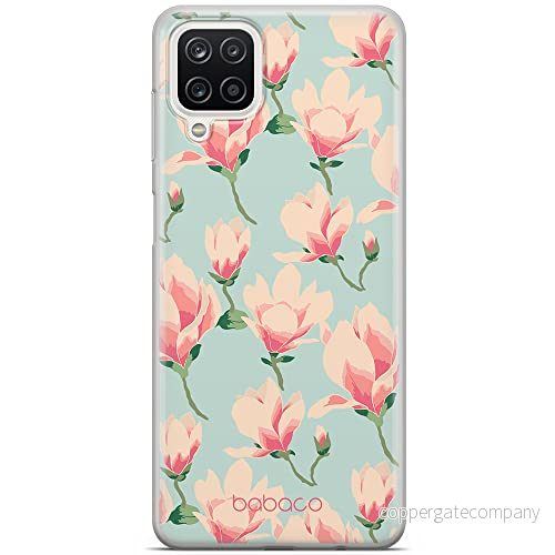 ERT GROUP mobiltelefonfodral för Samsung A12 / M12 originalt och officiellt licensierat Babaco mönster Flowers 016 optimalt anpassad till formen på mobiltelefonen, fodral tillverkad av TPU plast 5903932624236