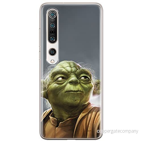 ERT GROUP mobiltelefonfodral för Xiaomi MI 10 / PRO originalt och officiellt licensierat Star Wars mönster Yoda 006 anpassad till formen på mobiltelefonen, fodral tillverkad av TPU plast 5903537179513