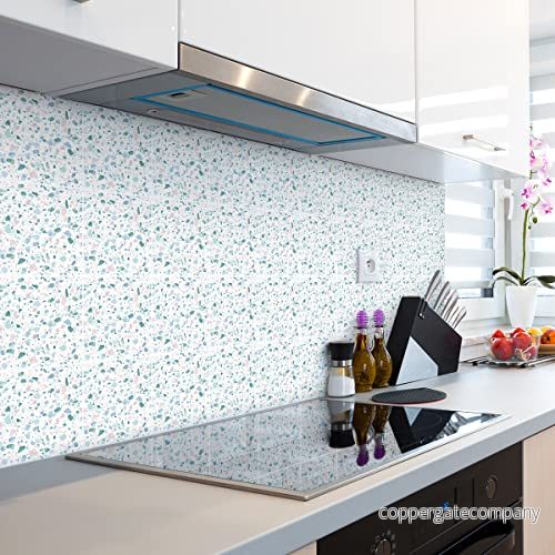 Ambiance Väggklistermärke Carrelage Självhäftande Cuisine de Bain - 24 klistermärken - 15 x 15 cm 5415231673490
