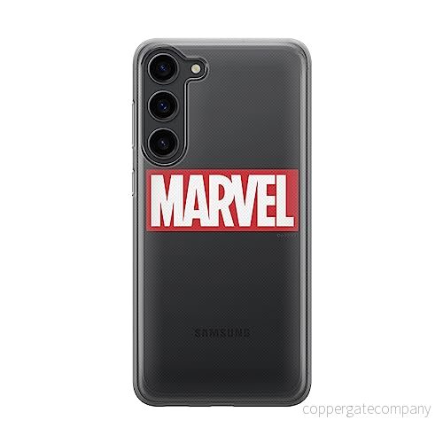 ERT GROUP mobiltelefonfodral för Samsung S23 PLUS originalt och officiellt licensierat Marvel mönster 006 optimalt anpassad till formen på mobiltelefonen, gedeeltelijk transparant 5905511444419