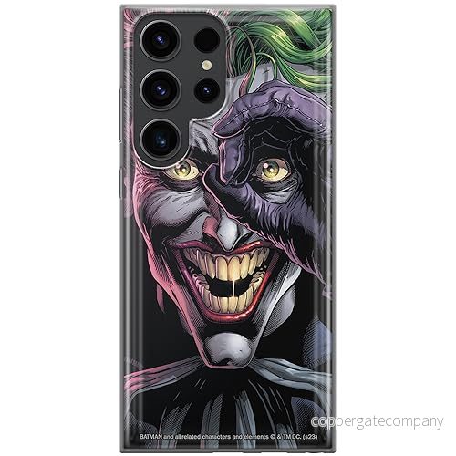 ERT GROUP mobiltelefonfodral för Samsung S23 ULTRA originalt och officiellt licensierat DC mönster Joker 024 optimalt anpassad till formen på mobiltelefonen, fodral tillverkad av TPU plast 5905795058098