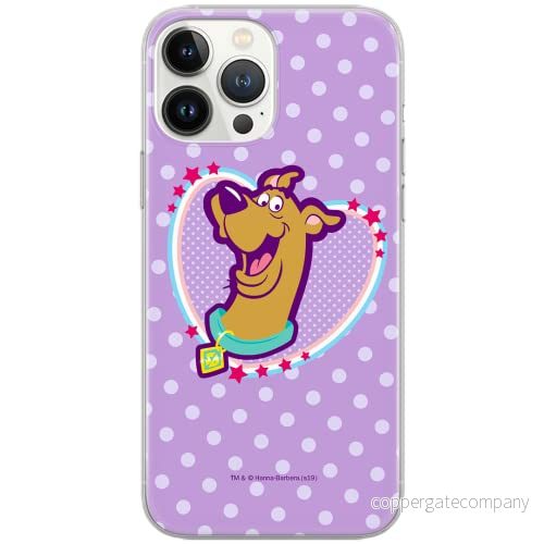 ERT GROUP mobiltelefonfodral för Samsung S10 PLUS originalt och officiellt licensierat Scooby Doo mönster 005 Vit optimalt anpassad till formen på mobiltelefonen, fodral tillverkad av TPU plast 5903537040943