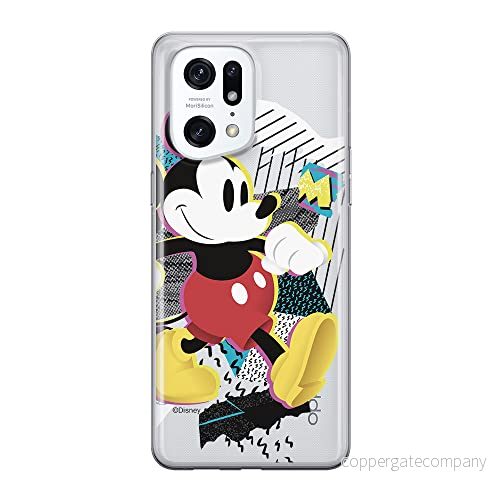 ERT GROUP mobiltelefonfodral för Oppo FIND X5 PRO originalt och officiellt licensierat Disney mönster Mickey 032 optimalt anpassad till formen på mobiltelefonen, gedeeltelijk transparant 5905511403966