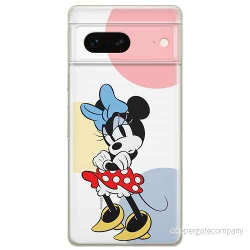ERT GROUP mobiltelefonfodral för Google PIXEL 7 originalt och officiellt licensierat Disney mönster Minnie 078 optimalt anpassad till formen på mobiltelefonen, fodral tillverkad av TPU plast 5905795155049