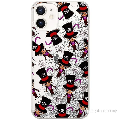 ERT GROUP mobiltelefonfodral för Apple Iphone 12 Mini originalt och officiellt licensierat Disney mönster Dr. Facilier 002 optimalt anpassad till formen på mobiltelefonen, med glitter overflow effekt 5905131397935