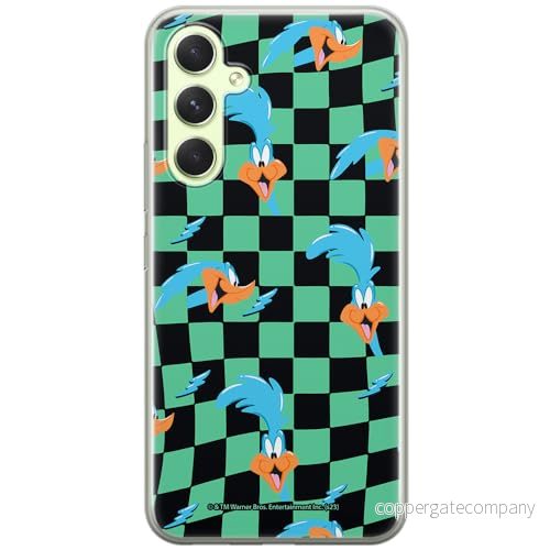 ERT GROUP mobiltelefonfodral för Samsung A54 5G originalt och officiellt licensierat Looney Tunes mönster Roadrunner 005 anpassad till formen på mobiltelefonen, fodral tillverkad av TPU plast 5905795128234