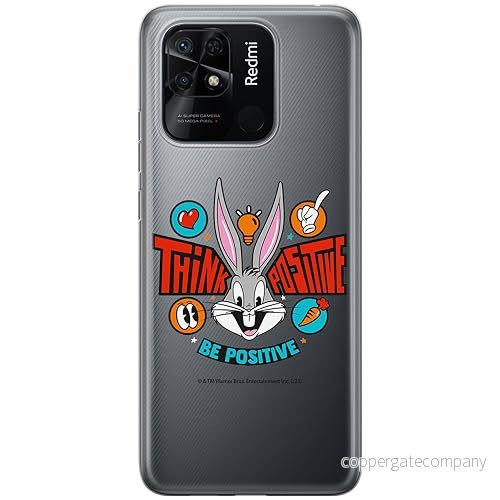 ERT GROUP mobiltelefonfodral för Xiaomi REDMI 10C originalt och officiellt licensierat Looney Tunes mönster Bugs 020 optimalt anpassad till formen på mobiltelefonen, gedeeltelijk transparant 5905795084370