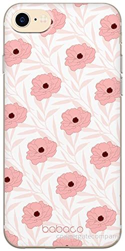 ERT GROUP mobiltelefonfodral för Apple Iphone 7/8/ SE 2/ 3 originalt och officiellt licensierat Babaco mönster Flowers 017, fodral tillverkad av TPU plast 5903932626667