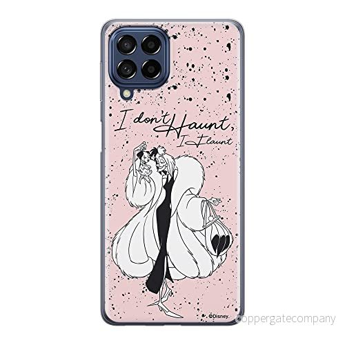 ERT GROUP mobiltelefonfodral för Samsung M33 5G originalt och officiellt licensierat Disney mönster Cruella & Puppy 001 optimalt anpassad till formen på mobiltelefonen, fodral tillverkad av TPU plast 5905511341367