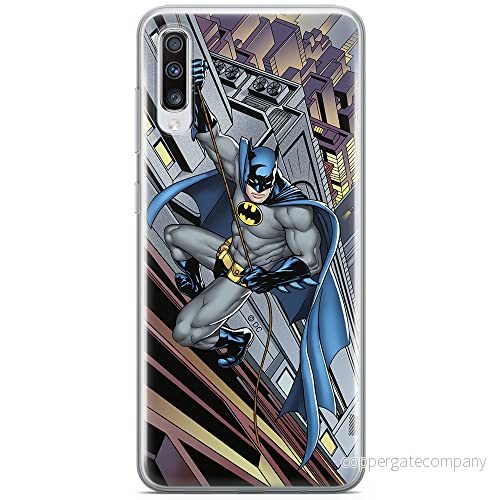 ERT GROUP mobiltelefonfodral för Samsung A70 originalt och officiellt licensierat DC mönster Batman 006 optimalt anpassad till formen på mobiltelefonen, fodral tillverkad av TPU plast 5902980472424