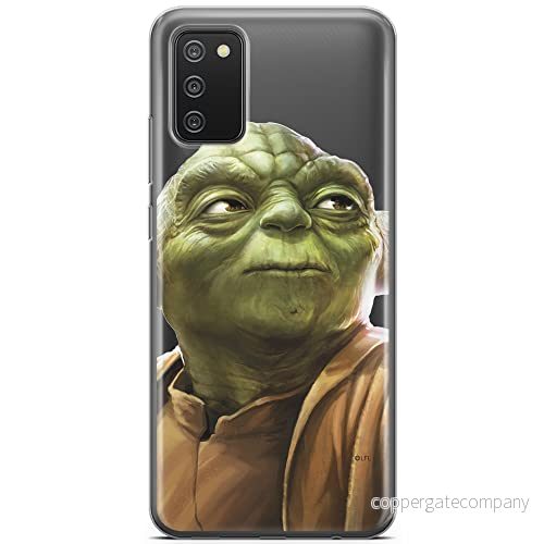 ERT GROUP mobiltelefonfodral för Samsung A02S originalt och officiellt licensierat Star Wars mönster Yoda 006 optimalt anpassad till formen på mobiltelefonen, gedeeltelijk transparant 5903040238189
