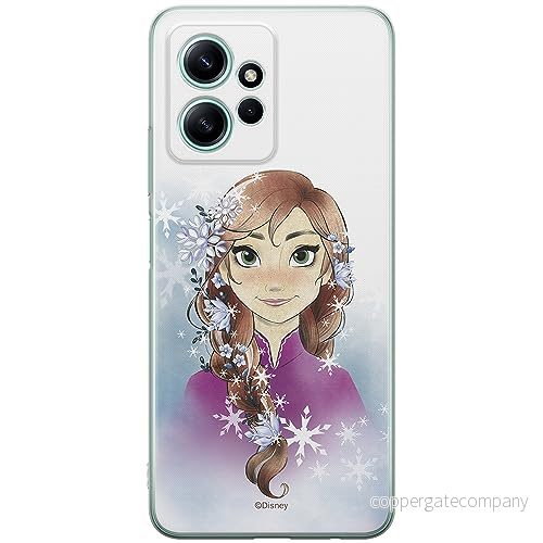 ERT GROUP mobiltelefonfodral för Xiaomi REDMI NOTE 12 4G originalt och officiellt licensierat Disney mönster Anna 001 optimalt anpassad till formen på mobiltelefonen, fodral tillverkad av TPU plast 5905511935733