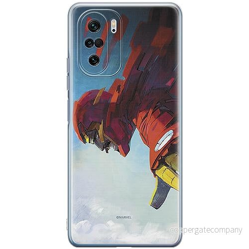 ERT GROUP mobiltelefonfodral för Xiaomi MI 11i/ REDMI K40/K40 PRO/POCO F3/ F3 PRO originalt och officiellt licensierat Marvel mönster Iron Man 015, fodral tillverkad av TPU plast 5905511891114