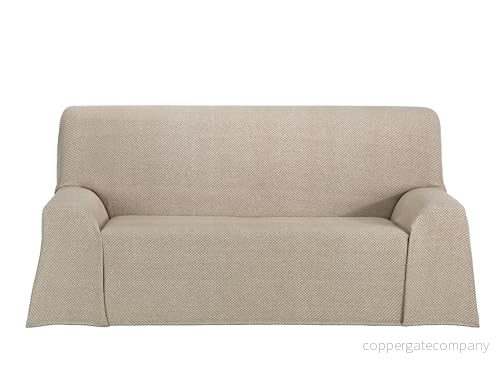 Cardenal Textil Foulard Multipurpose Saona, Plaid för säng, Sängfilt, Soffskydd, Beige, 230 x 260 cm 8435701330521
