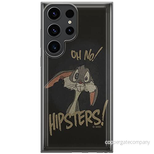 ERT GROUP mobiltelefonfodral för Samsung S23 ULTRA originalt och officiellt licensierat Looney Tunes mönster Bugs 005 optimalt anpassad till formen på mobiltelefonen, fodral tillverkad av TPU plast 5905511459772
