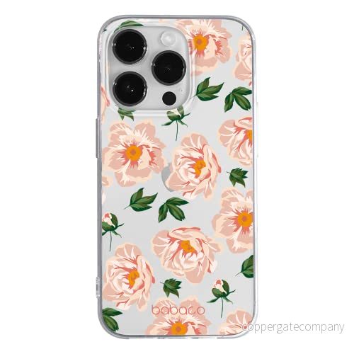 ERT GROUP mobiltelefonfodral för Apple Iphone 14 PRO MAX originalt och officiellt licensierat Babaco mönster Flowers 014 optimalt anpassad till formen på mobiltelefonen, gedeeltelijk transparant 5905131934635