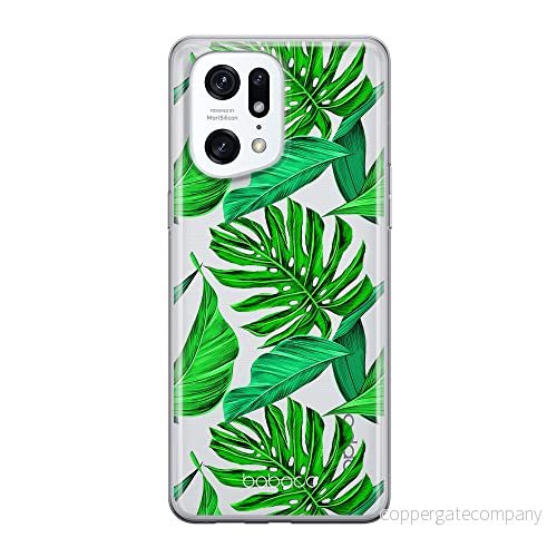 ERT GROUP mobiltelefonfodral för Oppo FIND X5 PRO originalt och officiellt licensierat Babaco mönster Plants 006 optimalt anpassad till formen på mobiltelefonen, gedeeltelijk transparant 5905511405496