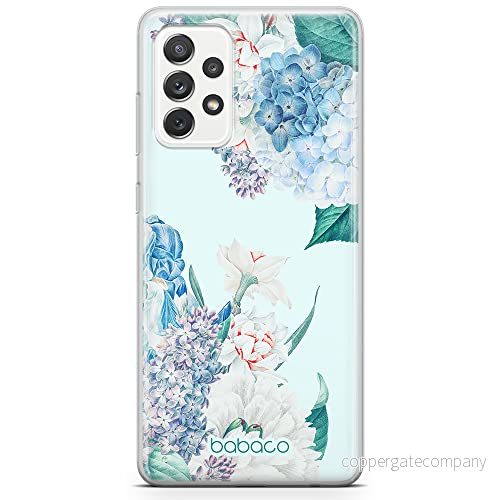 ERT GROUP mobiltelefonfodral för Samsung A52 5G / LTE 4G A52S originalt och officiellt licensierat Babaco mönster Flowers 027, fodral tillverkad av TPU plast 5905131267504