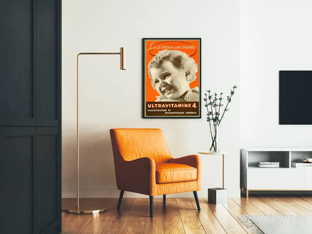 Vintageposter Ultravitamine 4 för Tandhälsa - Bild 2