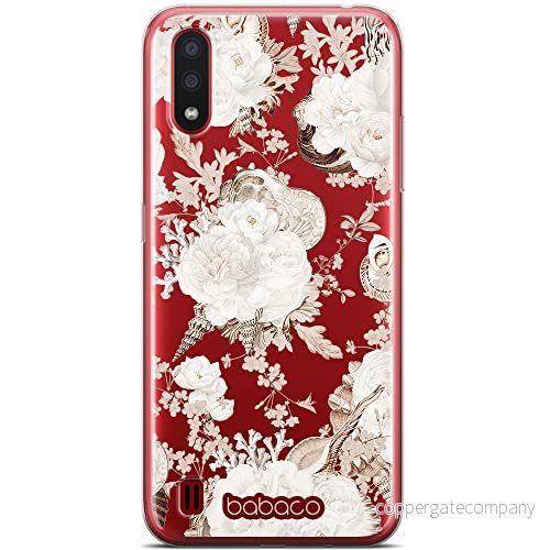ERT GROUP mobiltelefonfodral för Samsung A01 originalt och officiellt licensierat Babaco mönster Flowers 044 optimalt anpassad till formen på mobiltelefonen, gedeeltelijk transparant 5905131323736