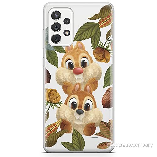 ERT GROUP mobiltelefonfodral för Samsung A73 5G originalt och officiellt licensierat Disney mönster Chip & Dale 002 optimalt anpassad till formen på mobiltelefonen, gedeeltelijk transparant 5904805520396