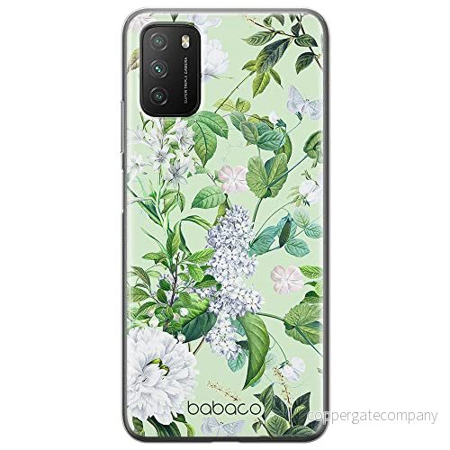 ERT GROUP mobiltelefonfodral för Xiaomi REDMI 9T/ POCO M3 originalt och officiellt licensierat Babaco mönster Flowers 038 anpassad till formen på mobiltelefonen, fodral tillverkad av TPU plast 5905131304551