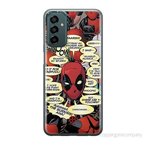 ERT GROUP mobiltelefonfodral för Samsung M13 4G/M23 5G/F23 originalt och officiellt licensierat Marvel mönster Deadpool 008 anpassad till formen på mobiltelefonen, fodral tillverkad av TPU plast 5905511375287
