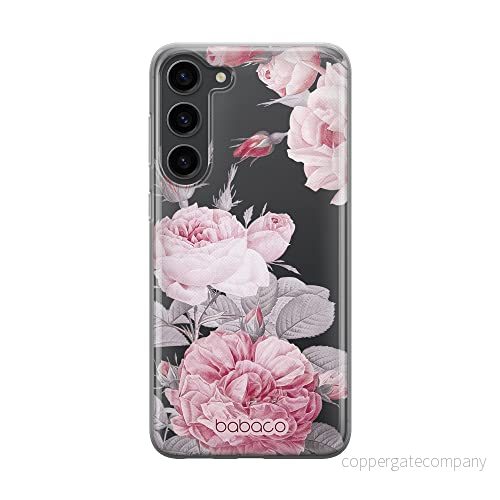 ERT GROUP mobiltelefonfodral för Samsung S23 originalt och officiellt licensierat Babaco mönster Flowers 050 optimalt anpassad till formen på mobiltelefonen, gedeeltelijk transparant 5905511428020