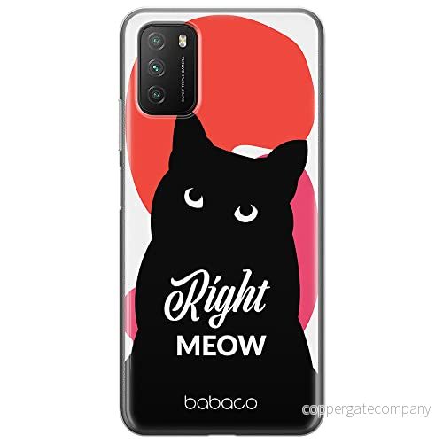 ERT GROUP mobiltelefonfodral för Xiaomi REDMI 9T/ POCO M3 originalt och officiellt licensierat Babaco mönster Cats 004 optimalt anpassad till formen på mobiltelefonen, fodral tillverkad av TPU plast 5905131115256