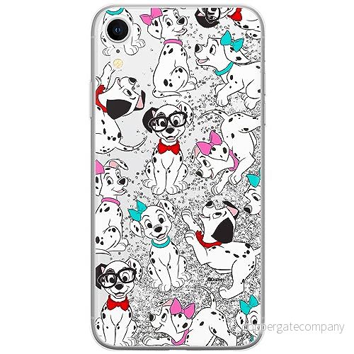 ERT GROUP mobiltelefonfodral för Apple Iphone XR originalt och officiellt licensierat Disney mönster Dalmatians 006 optimalt anpassad till formen på mobiltelefonen, med glitter overflow effekt 5905131802637