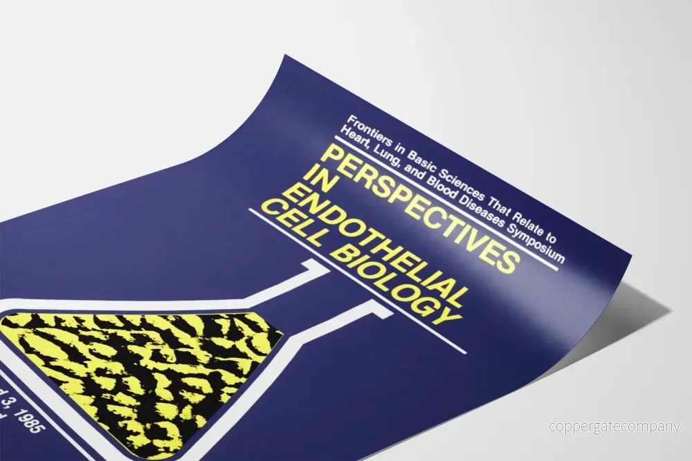 Vintageposter Perspektiv inom endotelcellbiologi - Vetenskaplig väggdekoration - Bild 3