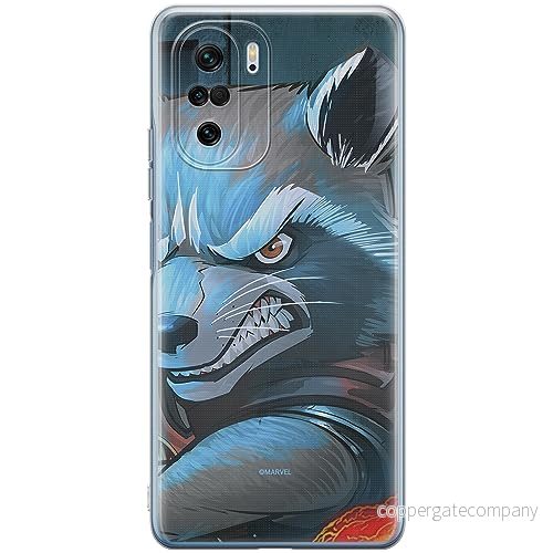 ERT GROUP mobiltelefonfodral för Xiaomi MI 11i/ REDMI K40/K40 PRO/POCO F3/ F3 PRO originalt och officiellt licensierat Marvel mönster Rocket 005, fodral tillverkad av TPU plast 5905511894924