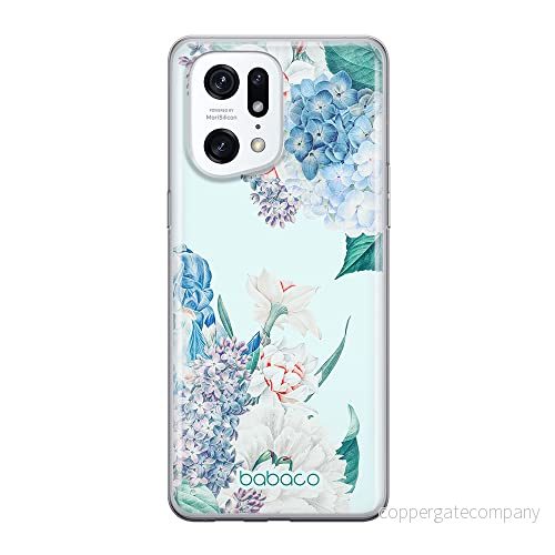 ERT GROUP mobiltelefonfodral för Oppo FIND X5 PRO originalt och officiellt licensierat Babaco mönster Flowers 027 optimalt anpassad till formen på mobiltelefonen, fodral tillverkad av TPU plast 5905511414429