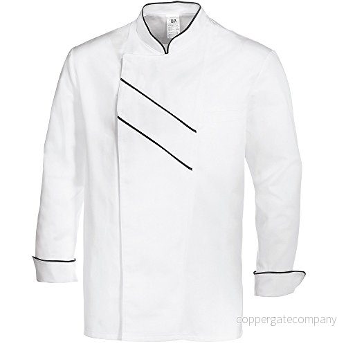 BP Gourmet 1538 400 2132 kockjacka långärmad med ventilationsöppningar normal passform storlek: 44 Färg: vit/svart 4010365786217