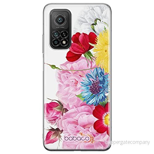 ERT GROUP mobiltelefonfodral för Xiaomi REDMI NOTE 9T originalt och officiellt licensierat Babaco mönster Flowers 056 optimalt anpassad till formen på mobiltelefonen, fodral tillverkad av TPU plast 5905131359995
