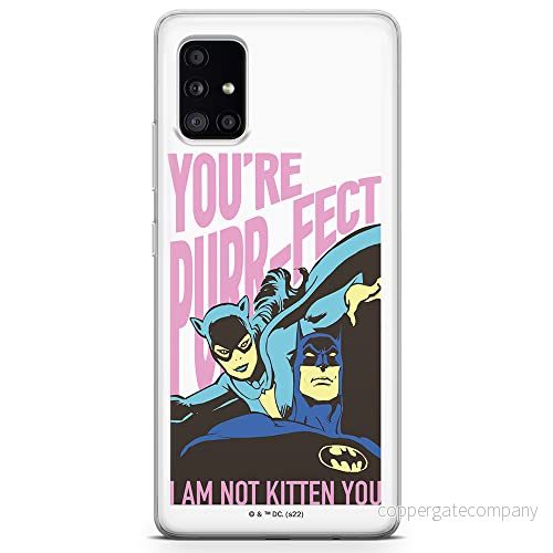 ERT GROUP mobiltelefonfodral för Samsung A51 5G originalt och officiellt licensierat DC mönster Batman 067 optimalt anpassad till formen på mobiltelefonen, fodral tillverkad av TPU plast 5905131519047