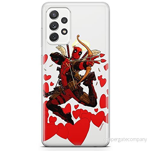 ERT GROUP mobiltelefonfodral för Samsung A73 5G originalt och officiellt licensierat Marvel mönster Deadpool 011 optimalt anpassad till formen på mobiltelefonen, gedeeltelijk transparant 5904805521584