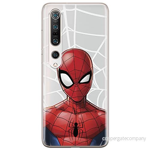 ERT GROUP mobiltelefonfodral för Xiaomi MI 10 / PRO originalt och officiellt licensierat Marvel mönster Spider Man 012 optimalt anpassad till formen på mobiltelefonen, gedeeltelijk transparant 5903537177731