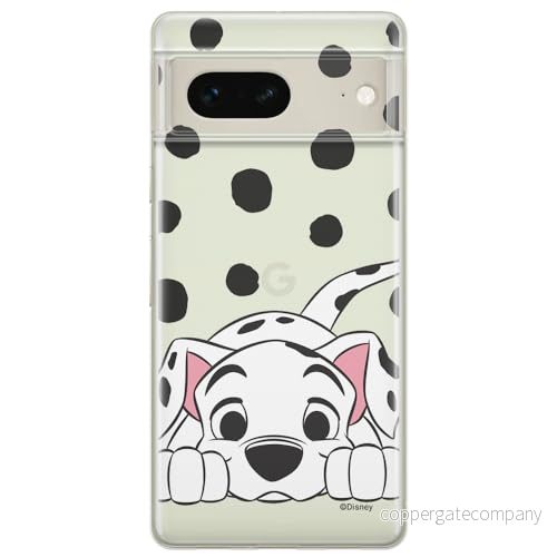 ERT GROUP mobiltelefonfodral för Google PIXEL 7 originalt och officiellt licensierat Disney mönster Dalmatian 004 optimalt anpassad till formen på mobiltelefonen, gedeeltelijk transparant 5905795139254