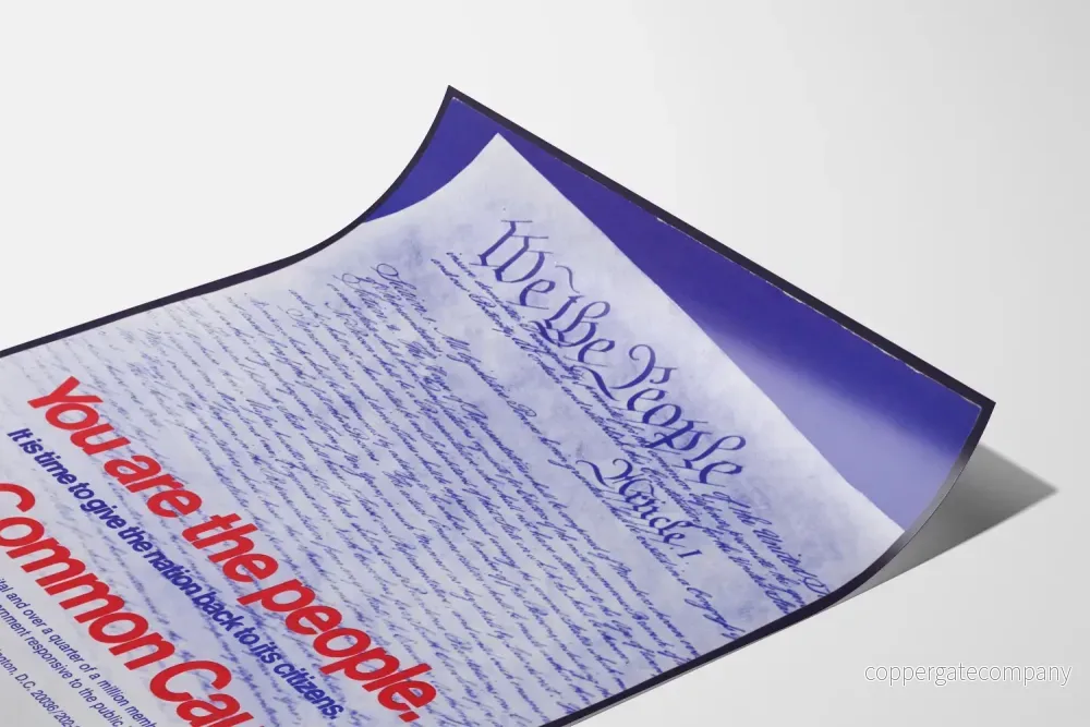 Poster We the People - Uppmaning till medborgarengagemang - Bild 3