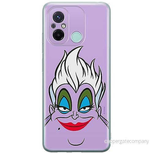 ERT GROUP mobiltelefonfodral för Xiaomi REDMI 12C/ 11A originalt och officiellt licensierat Disney mönster Ursula 002 anpassad till formen på mobiltelefonen, fodral tillverkad av TPU plast 5905511838904