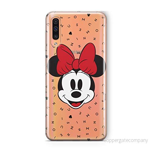 ERT GROUP mobiltelefonfodral för Samsung A50/A50s/A30s originalt och officiellt licensierat Disney mönster Minnie 056 Vit optimalt anpassad till formen på mobiltelefonen, gedeeltelijk transparant 5903537568973
