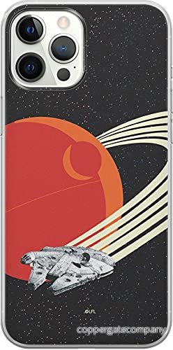 ERT GROUP mobiltelefonfodral för Apple Iphone 12 PRO MAX originalt och officiellt licensierat Star Wars mönster 042 Vit optimalt anpassad till formen på mobiltelefonen, fodral tillverkad av TPU plast 5903537994284